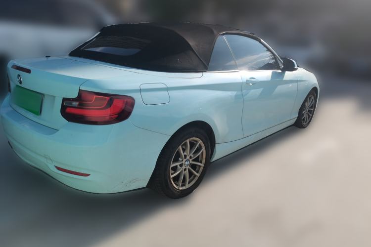 Used BMW 2 Series 2015 218i Convertible Coupe Rear Right 45 Deg