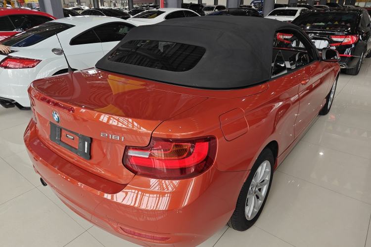 Used BMW 2 Series 2015 218i Convertible Coupe Rear Right 45 Deg