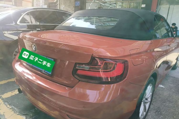 Used BMW 2 Series 2015 218i Convertible Coupe Rear Right 45 Deg