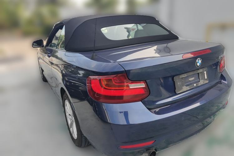 Used BMW 2 Series 2015 218i Convertible Coupe Rear Left 45 Deg