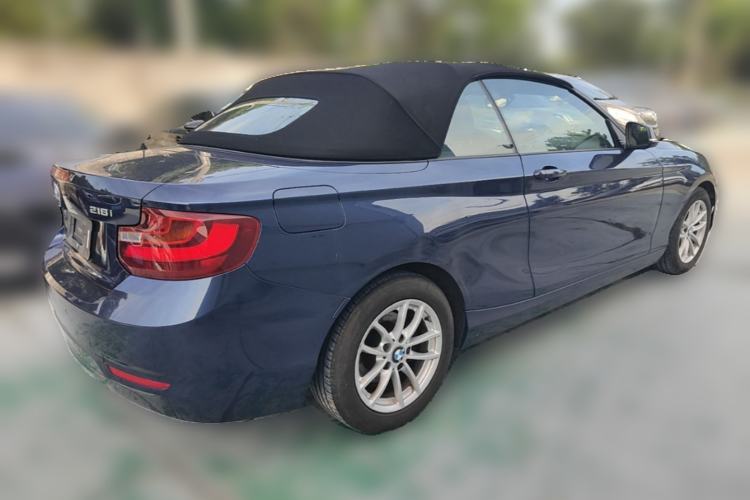 Used BMW 2 Series 2015 218i Convertible Coupe Rear Right 45 Deg