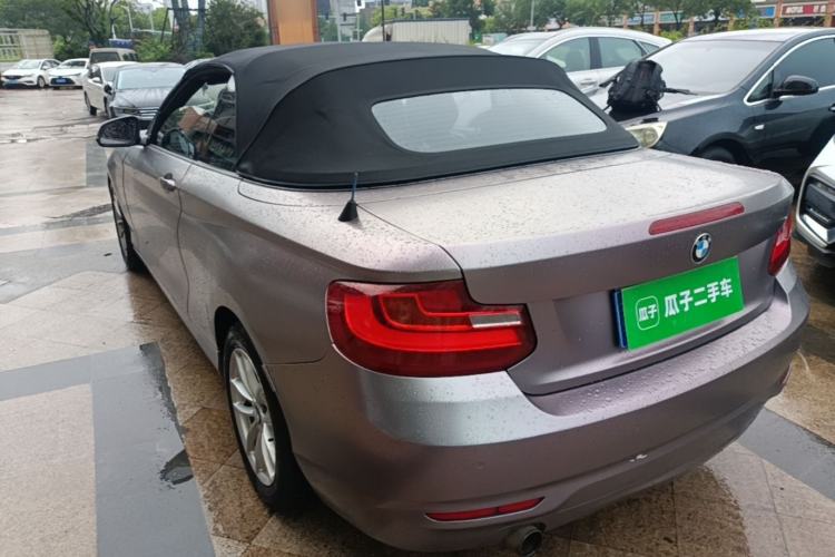 Used BMW 2 Series 2015 218i Convertible Coupe Rear Left 45 Deg
