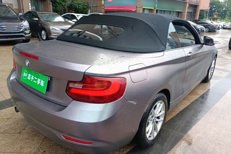 Used BMW 2 Series 2015 218i Convertible Coupe Rear Right 45 Deg