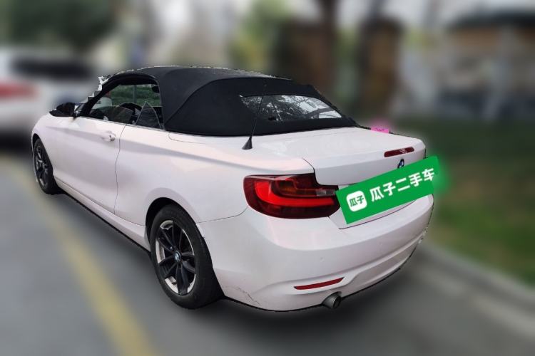 Used BMW 2 Series 2015 218i Convertible Coupe Rear Left 45 Deg