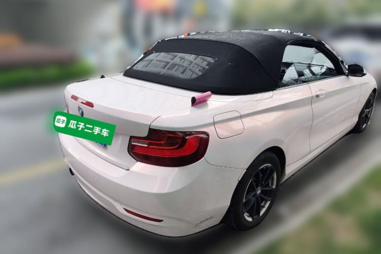 Used BMW 2 Series 2015 218i Convertible Coupe Rear Right 45 Deg