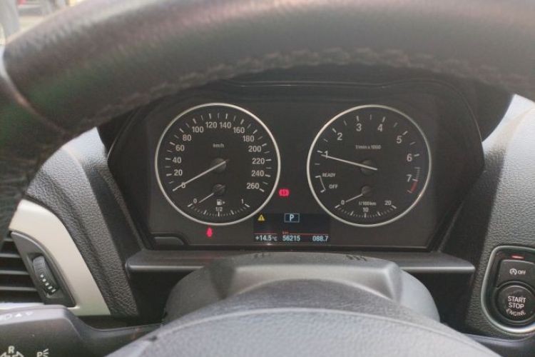 Used BMW 2 Series 2015 218i Convertible Coupe Odometer Close Up