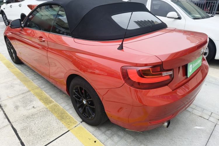 Used BMW 2 Series 2015 218i Convertible Coupe Rear Left 45 Deg