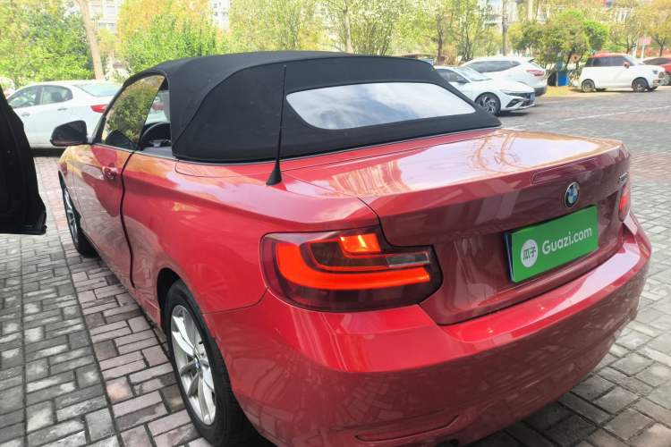 Used BMW 2 Series 2015 218i Convertible Coupe Rear Left 45 Deg