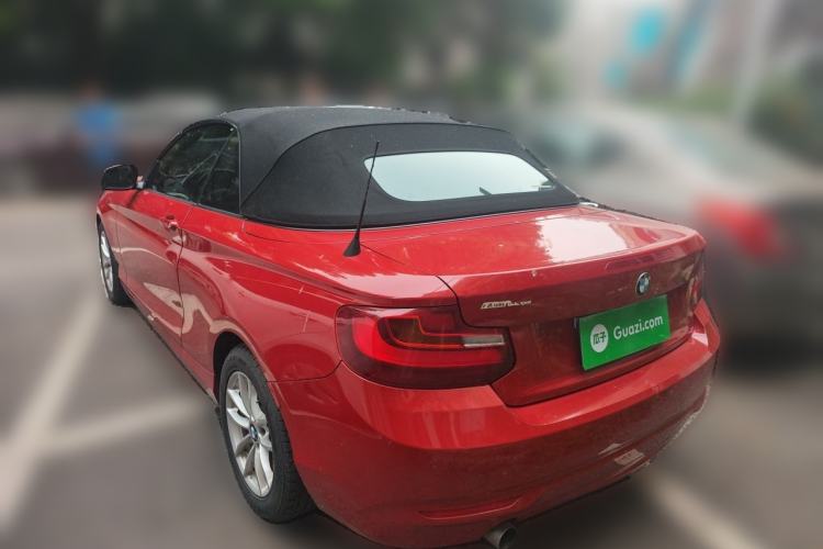 Used BMW 2 Series 2015 218i Convertible Coupe Rear Left 45 Deg