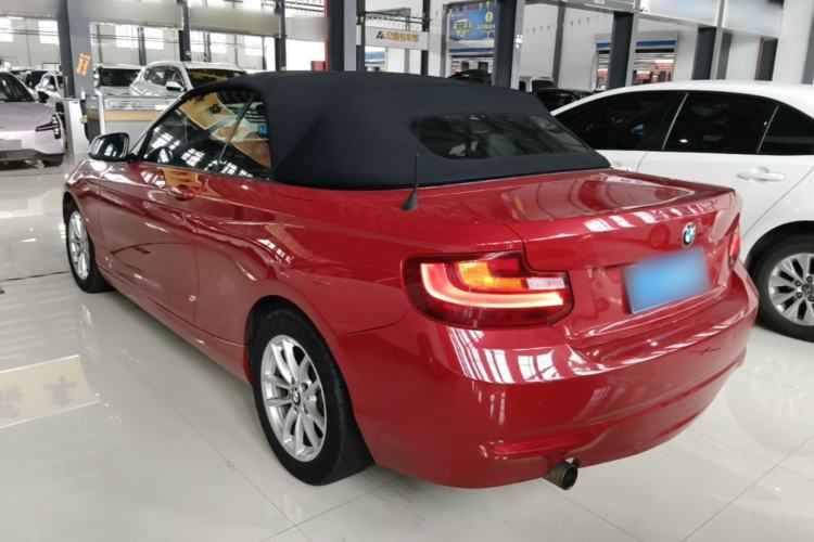 Used BMW 2 Series 2015 218i Convertible Coupe Rear Left 45 Deg
