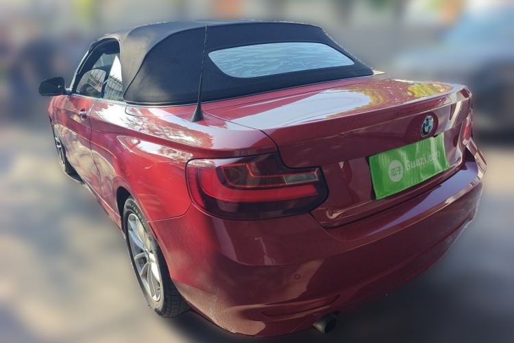 Used BMW 2 Series 2015 218i Convertible Coupe Rear Left 45 Deg