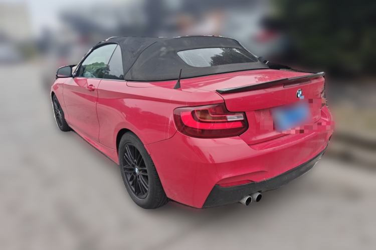 Used BMW 2 Series 2015 220i Convertible Coupe Leading Model Rear Left 45 Deg