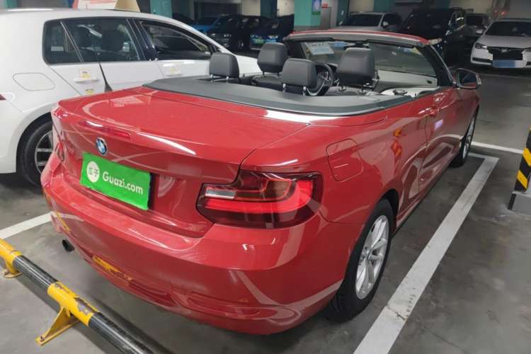 Used BMW 2 Series 2015 218i Convertible Coupe Rear Right 45 Deg