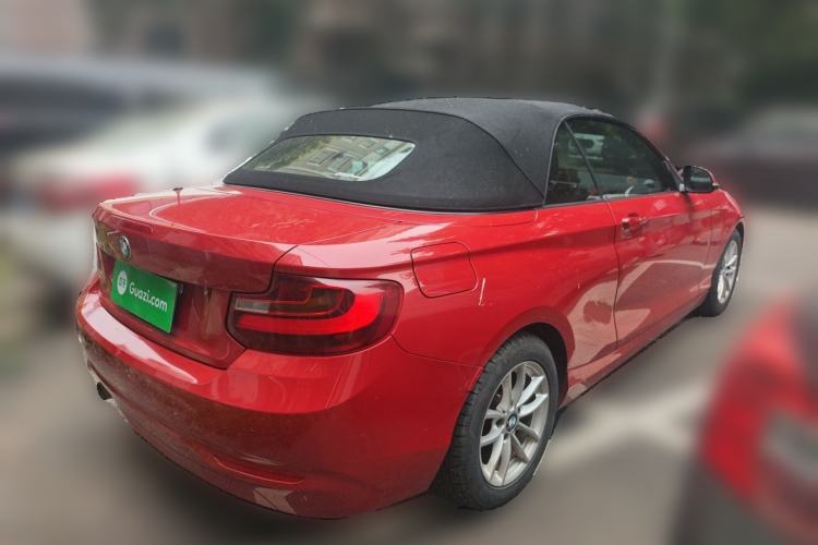 Used BMW 2 Series 2015 218i Convertible Coupe Rear Right 45 Deg