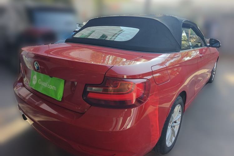 Used BMW 2 Series 2015 218i Convertible Coupe Rear Right 45 Deg