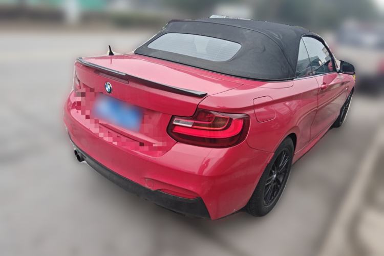 Used BMW 2 Series 2015 220i Convertible Coupe Leading Model Rear Right 45 Deg