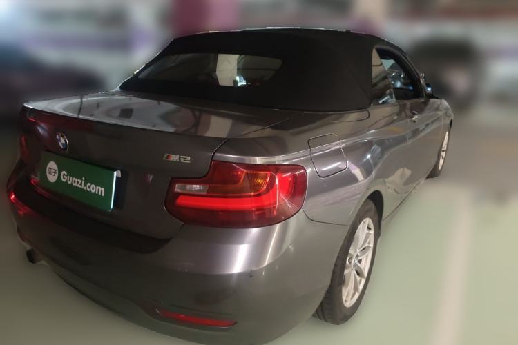 Used BMW 2 Series 2015 218i Convertible Coupe Rear Right 45 Deg