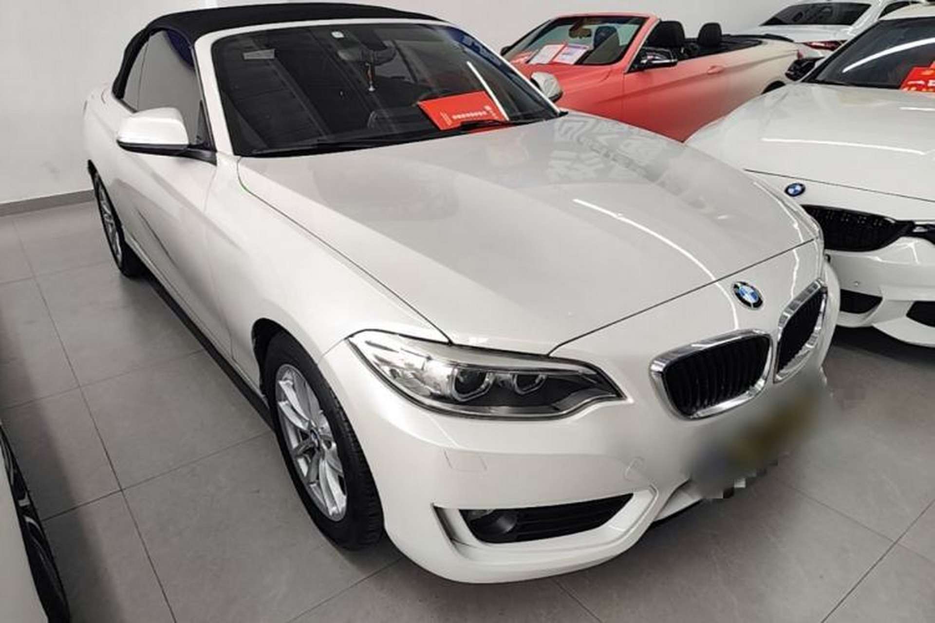 Used BMW 2 Series 2015 218i Convertible Coupe Front Right 45 Deg