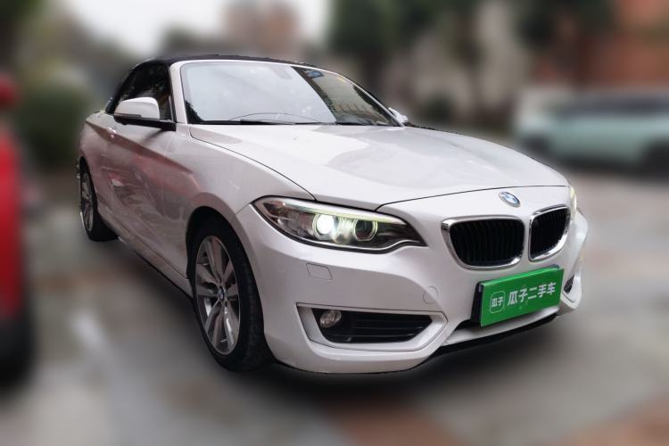 Used BMW 2 Series 2015 220i Convertible Coupe Leading Model Front Right 45 Deg