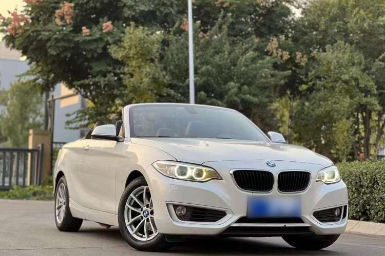 Used BMW 2 Series 2015 218i Convertible Coupe Front Right 45 Deg