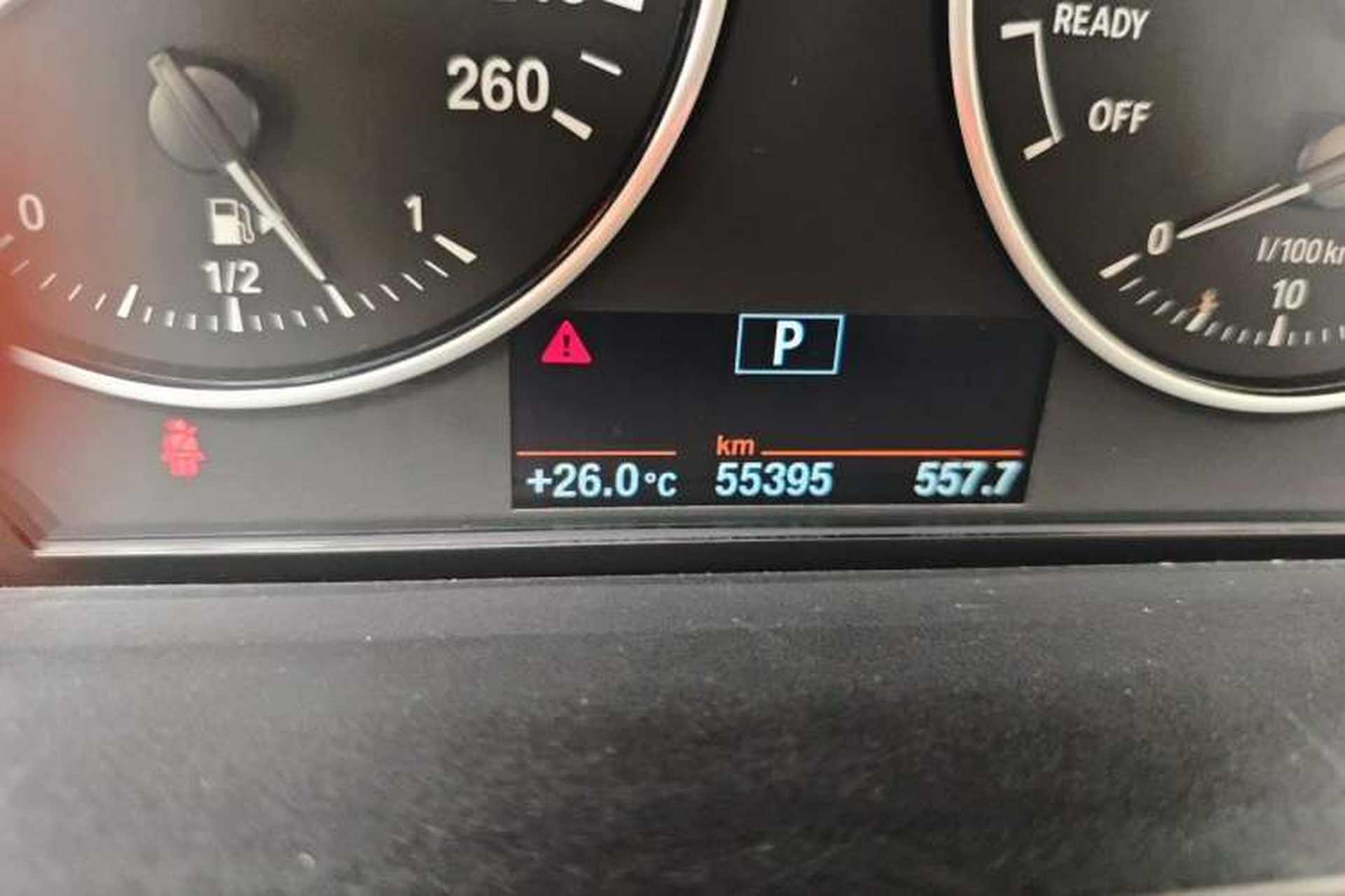 Used BMW 2 Series 2015 220i Convertible Coupe Leading Model Odometer Close Up