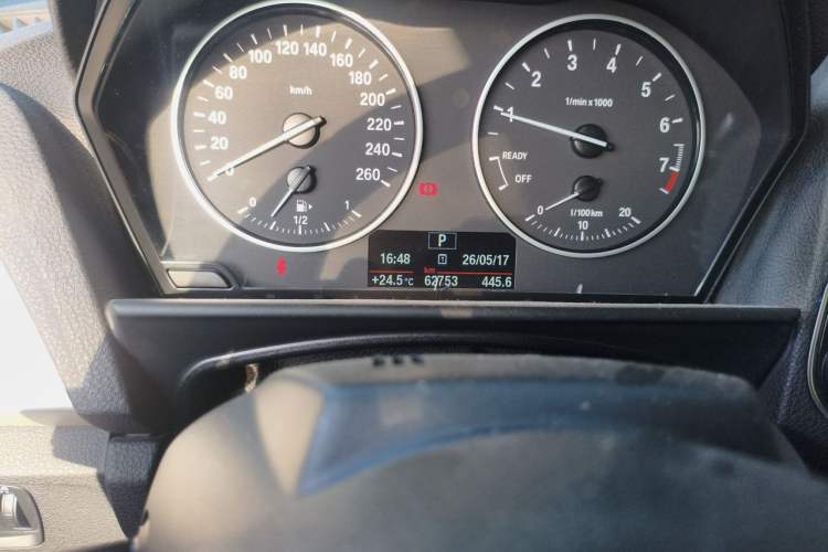 Used BMW 2 Series 2015 218i Convertible Coupe Odometer Close Up