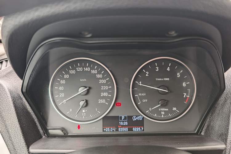Used BMW 2 Series 2015 218i Odometer Close Up