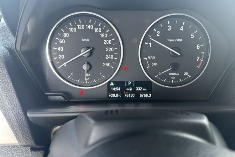 Used BMW 2 Series 2015 218i Convertible Coupe Odometer Close Up