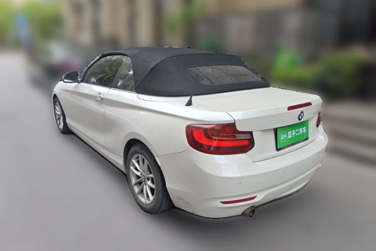 Used BMW 2 Series 2015 218i Convertible Coupe Rear Left 45 Deg