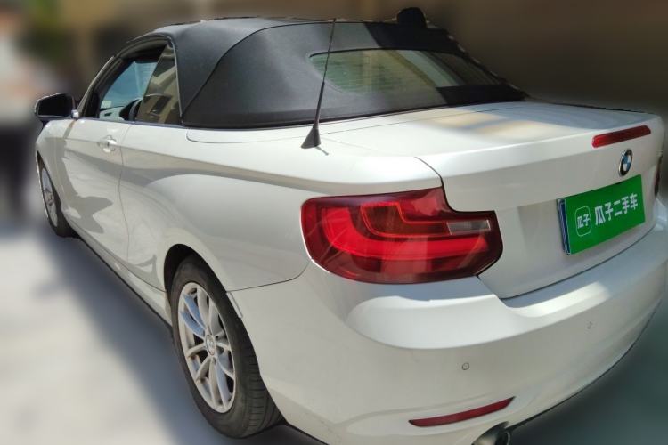 Used BMW 2 Series 2015 218i Convertible Coupe Rear Left 45 Deg