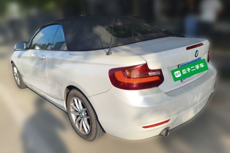 Used BMW 2 Series 2015 218i Convertible Coupe Rear Left 45 Deg