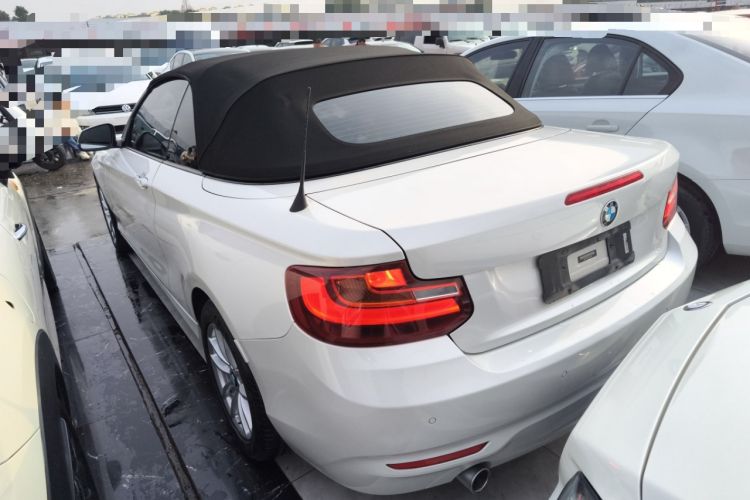 Used BMW 2 Series 2015 218i Convertible Coupe Rear Left 45 Deg