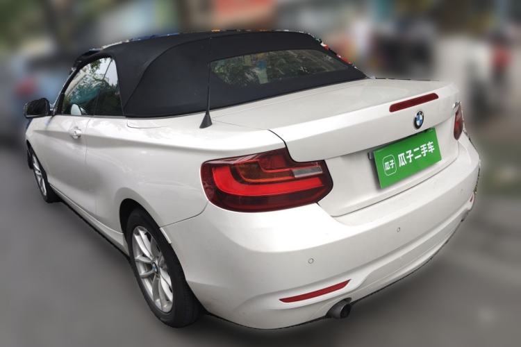 Used BMW 2 Series 2015 218i Convertible Coupe Rear Left 45 Deg