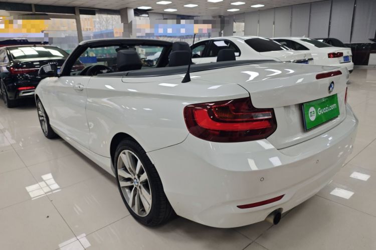 Used BMW 2 Series 2015 220i Convertible Coupe Leading Model Rear Left 45 Deg