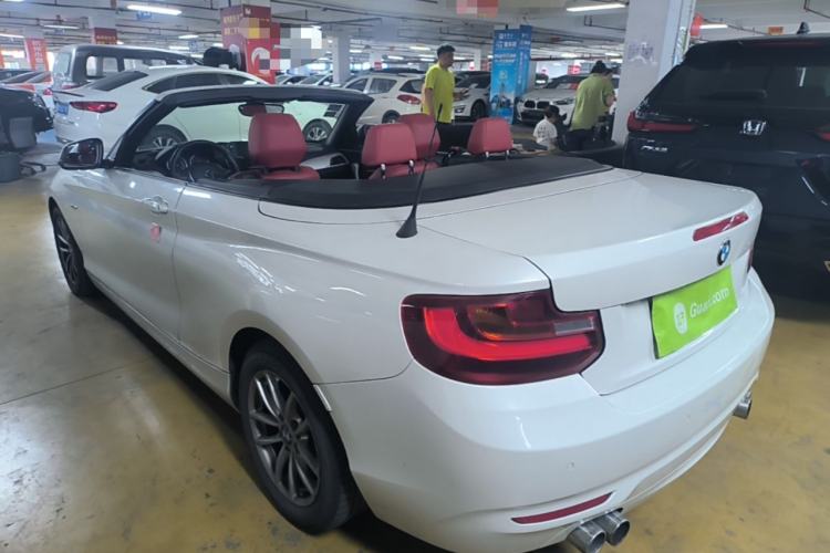 Used BMW 2 Series 2015 218i Convertible Coupe Rear Left 45 Deg