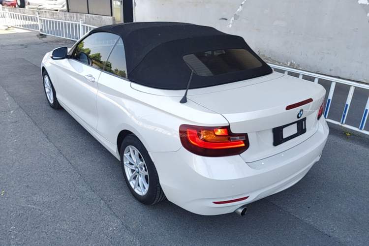 Used BMW 2 Series 2015 218i Convertible Coupe Rear Left 45 Deg