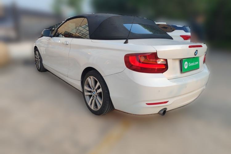 Used BMW 2 Series 2015 220i Convertible Coupe Leading Model Rear Left 45 Deg