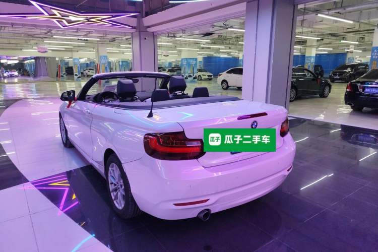 Used BMW 2 Series 2015 218i Convertible Coupe Rear Left 45 Deg