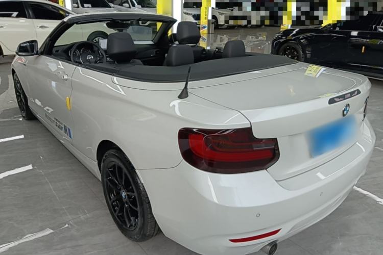 Used BMW 2 Series 2015 218i Convertible Coupe Rear Left 45 Deg