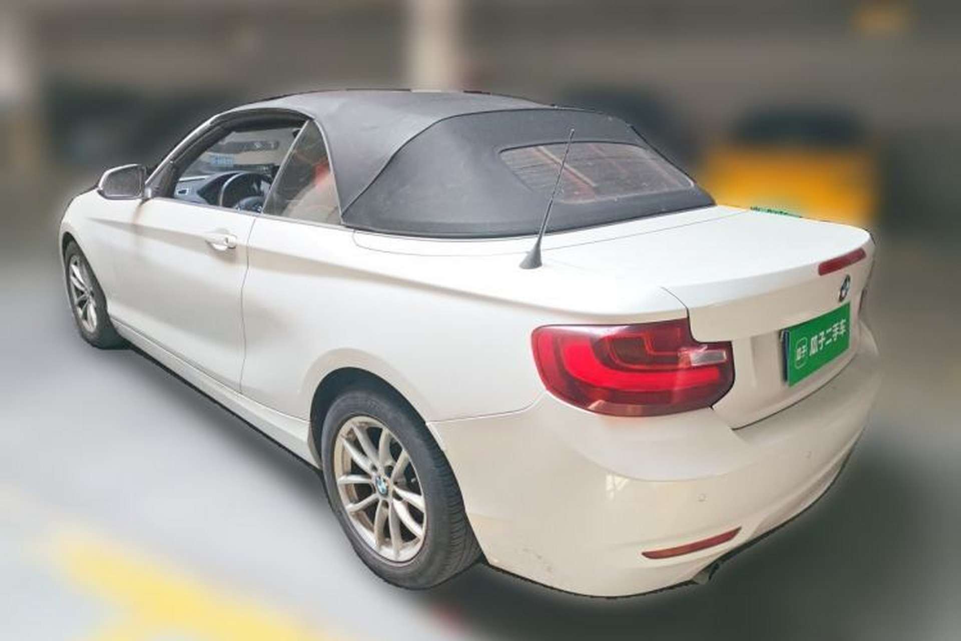 Used BMW 2 Series 2015 218i Convertible Coupe Rear Left 45 Deg