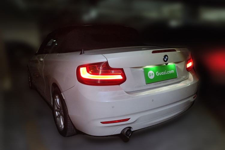 Used BMW 2 Series 2015 218i Convertible Coupe Rear Left 45 Deg