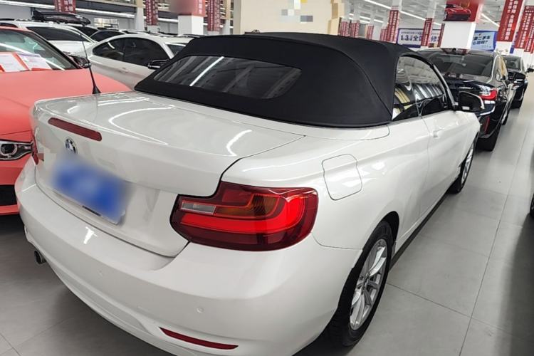 Used BMW 2 Series 2015 218i Convertible Coupe Rear Right 45 Deg