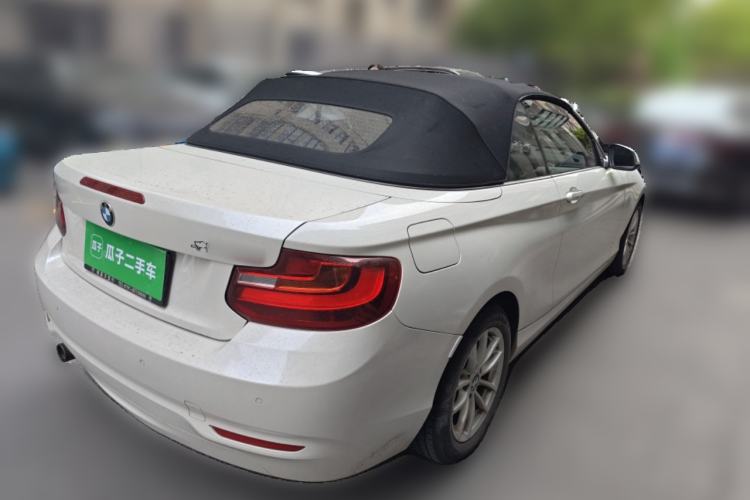 Used BMW 2 Series 2015 218i Convertible Coupe Rear Right 45 Deg