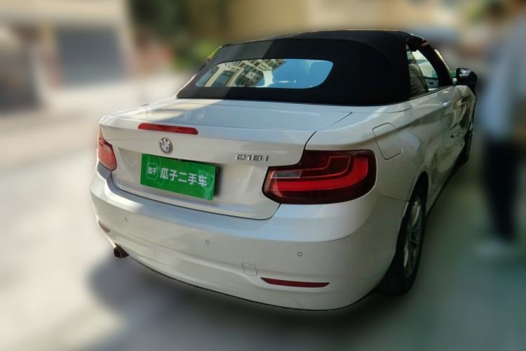 Used BMW 2 Series 2015 218i Convertible Coupe Rear Right 45 Deg