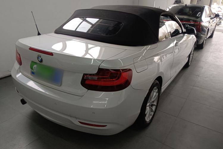 Used BMW 2 Series 2015 218i Convertible Coupe Rear Right 45 Deg