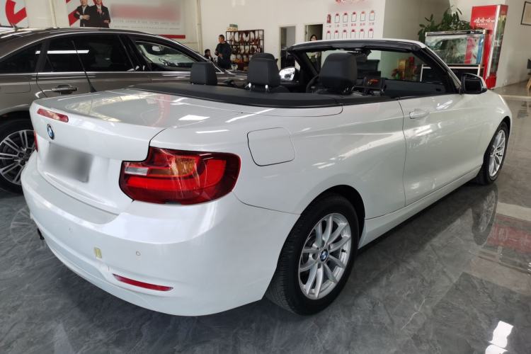 Used BMW 2 Series 2015 218i Convertible Coupe Rear Right 45 Deg