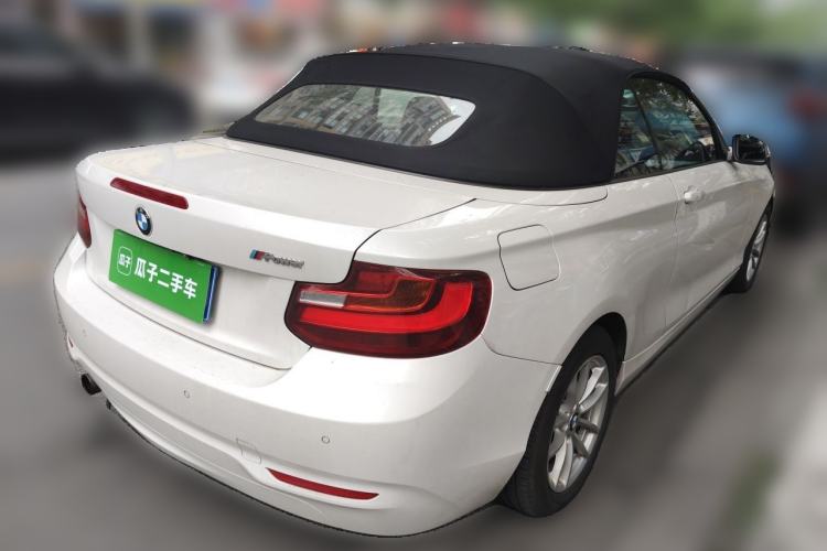 Used BMW 2 Series 2015 218i Convertible Coupe Rear Right 45 Deg