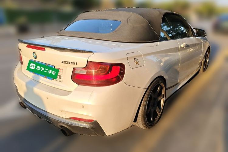 Used BMW 2 Series 2015 220i Convertible Coupe M Sport Edition Rear Right 45 Deg