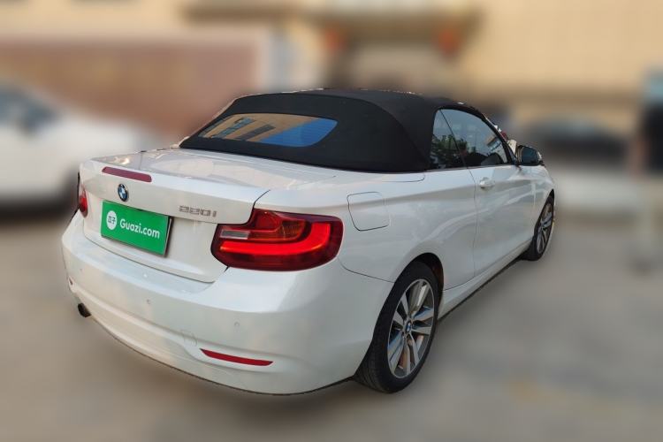 Used BMW 2 Series 2015 220i Convertible Coupe Leading Model Rear Right 45 Deg