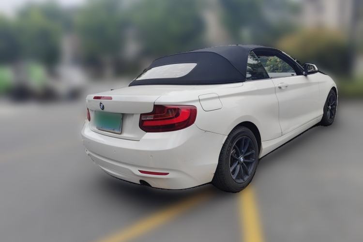 Used BMW 2 Series 2015 218i Convertible Coupe Rear Right 45 Deg
